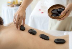 hot stone therapy